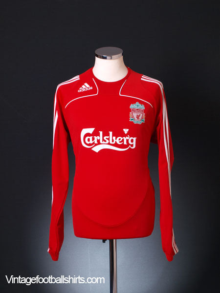 2008-09 Liverpool Training Jumper L/S M Sweatshirt