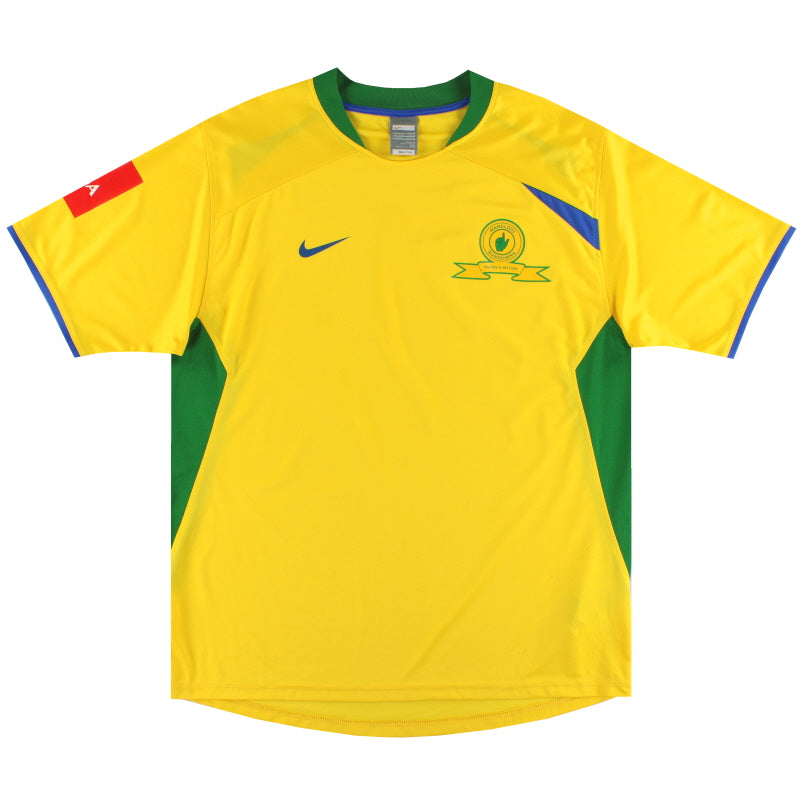 2008-09 Mamelodi Sundowns Nike Home Shirt L 334193-703 | Vintage ...