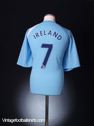 2008-09 Manchester City Home Shirt Ireland #7 XL Football Shirt
