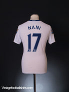 2008-09 Manchester United Away Shirt Nani #17 XL.Boys Football Shirt