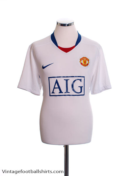 2008-09 Manchester United Away Shirt L 287611-105 Vintage
