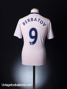 2008-09 Manchester United Away Shirt Berbatov #9 M Football Shirt