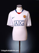 2008-09 Manchester United Away Shirt M Football Shirt