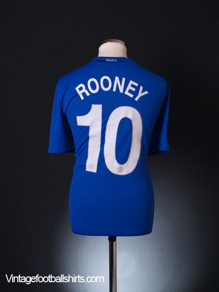 2008-09 Manchester United CL Third Shirt Rooney #10 L Football Shirt