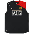 2008-09 Manchester United Nike Training Vest *Mint* L Vest