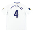 2008-09 Manchester United Nike Away Shirt Hargreaves #4 XL Football Shirt