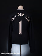 2008-09 Manchester United Player Issue GK Shirt Van Der Sar #1 XXL Goalkeeper Shirt