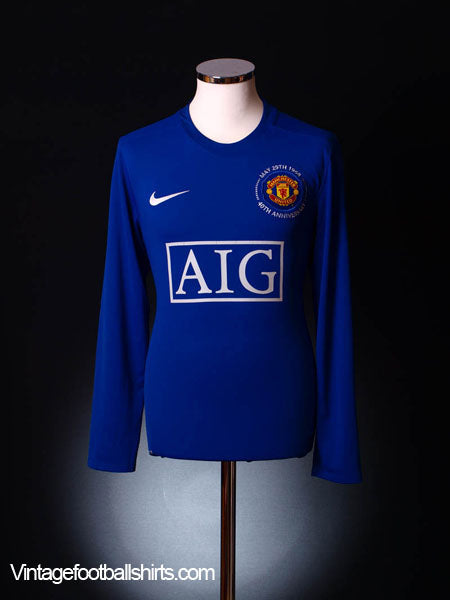 2008-09 Manchester United Third Shirt L/S XL Football Shirt