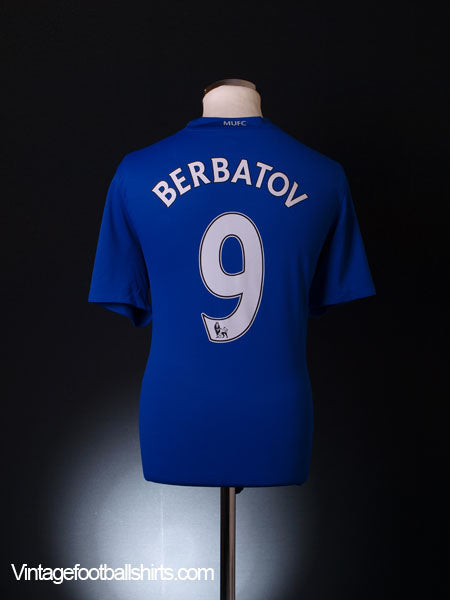 2008-09 Manchester United Third Shirt Berbatov #9 XL Football Shirt