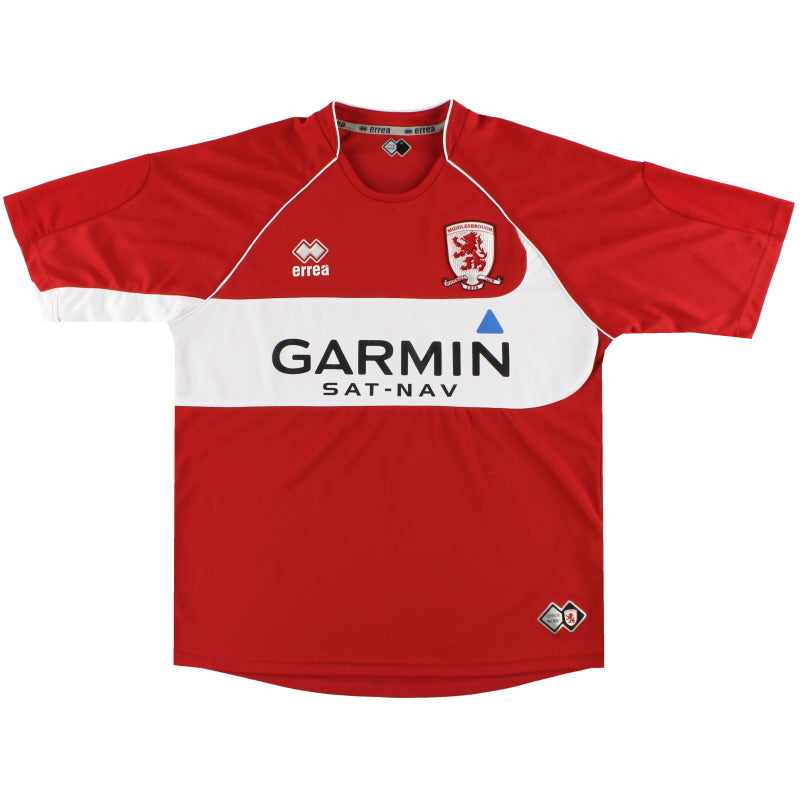 2008-09 Middlesbrough Errea Home Shirt M Football Shirt
