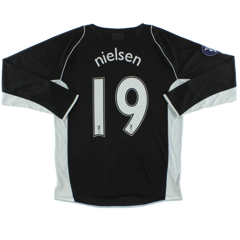 2008-09 Motherwell Match Issue GK Shirt Nielsen #19 L Goalkeeper Shirt