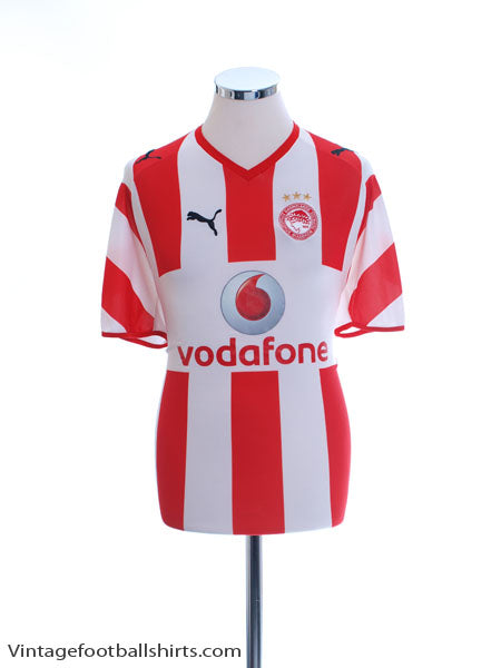 2008-09 Olympiakos Home Shirt M Football Shirt