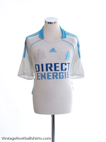 2008-09 Olympique Marseille Home Shirt L Football Shirt
