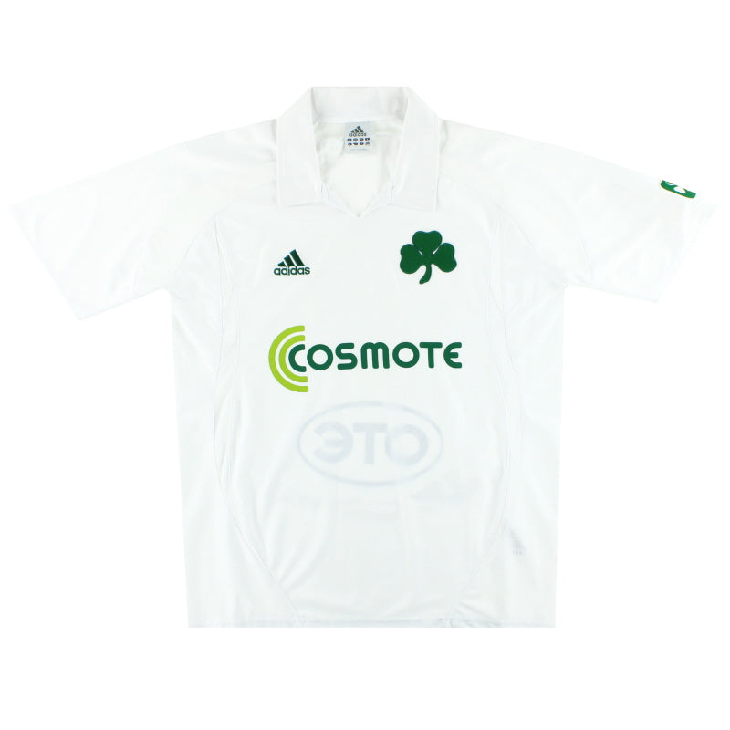 2008-09 Panathinaikos adidas '100 Years' Away Shirt XL Football Shirt