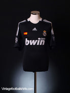 2008-09 Real Madrid Champions League Shirt L Football Shirt