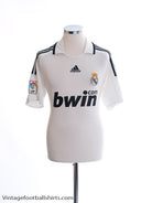 2008-09 Real Madrid Home Shirt S Football Shirt