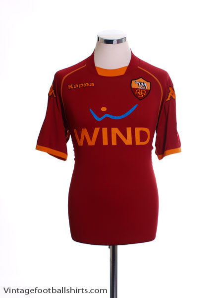 2008-09 Roma Home Shirt S Football Shirt