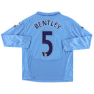 2008-09 Tottenham Puma Away Shirt Bentley #5 L/S L.Boys Football Shirt