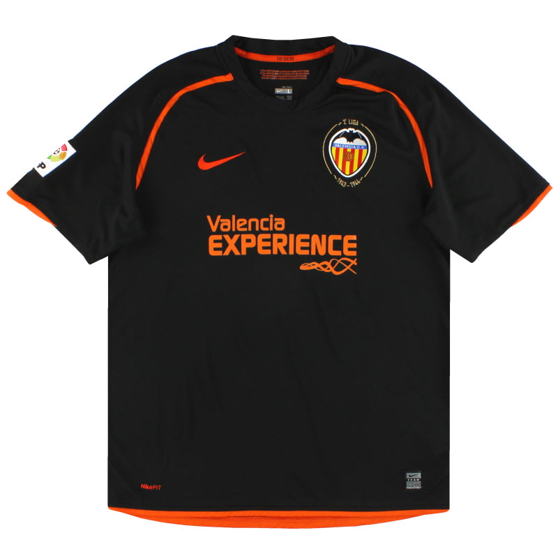2008-09 Valencia Nike Away Shirt L Football Shirt