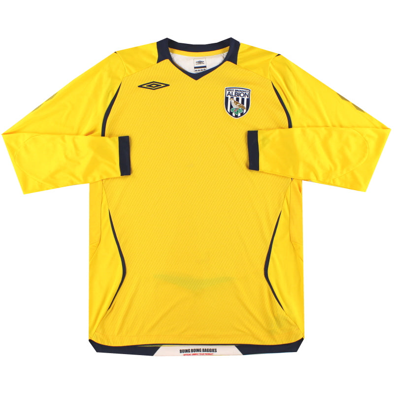 2008-09 West Brom Umbro Away Shirt L/S *Mint* L Football Shirt