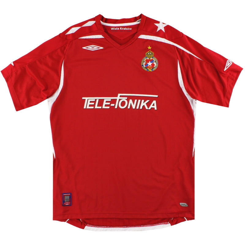 2008-09 Wisla Krakow Umbro Home Shirt *Mint* L Football Shirt