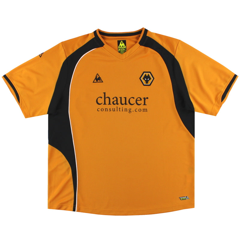 2008-09 Wolves Le Coq Sportif Home Shirt XL Football Shirt
