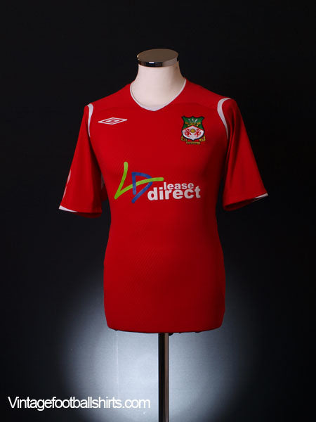 2008-09 Wrexham Home Shirt L Football Shirt