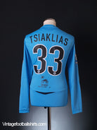 2008-09 Wrexham Match Worn Away Shirt Tsiaklias #33 L/S XL Football Shirt