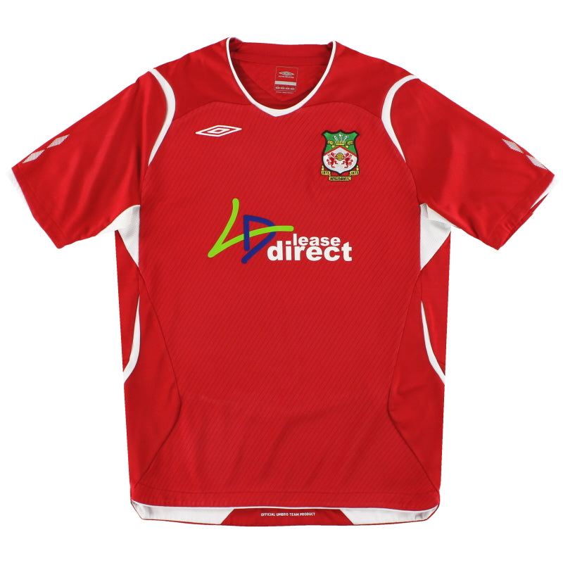 2008-09 Wrexham Umbro Home Shirt *Mint* L.Boys  Football Shirt
