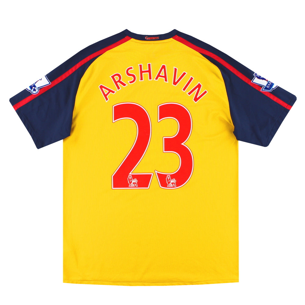 2008-09 Arsenal Nike Away Shirt Arshavin #23 L 287538-716