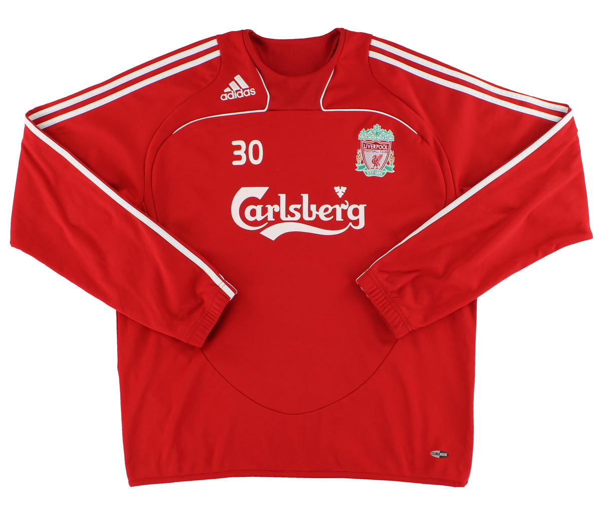2008-09 Liverpool adidas Player Issue Climawarm Training Sweatshirt L #30 L
