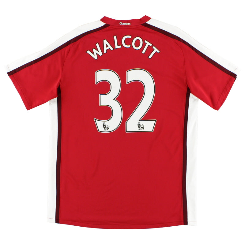 2008-10 Arsenal Home Shirt Walcott #32 M Football Shirt