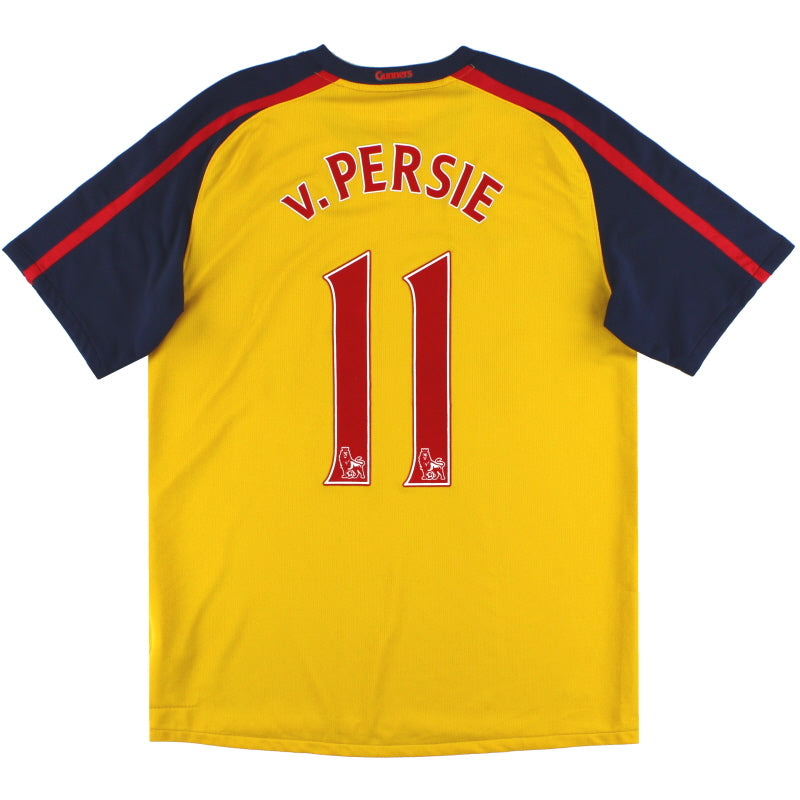 2008-10 Arsenal Nike Away Shirt v.Persie #11 L Football Shirt