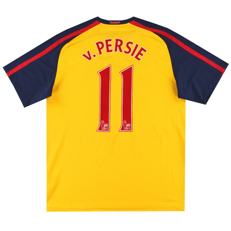 2008-10 Arsenal Nike Away Shirt v.Persie #11 *Mint* L Football Shirt