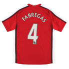 2008-10 Arsenal Nike Home Shirt Fabregas #4 M Football Shirt