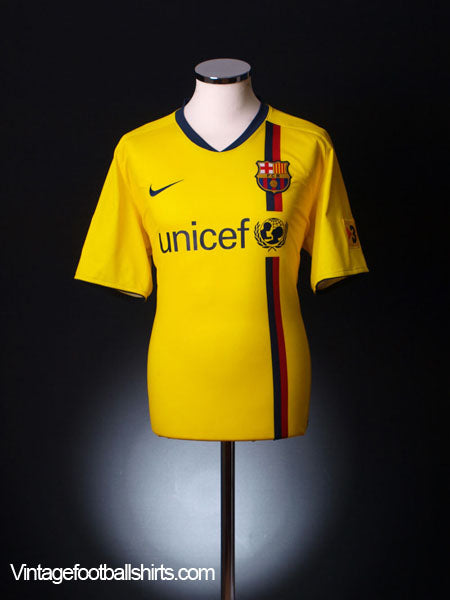 2008-10 Barcelona Away Shirt *Mint* XXL Football Shirt