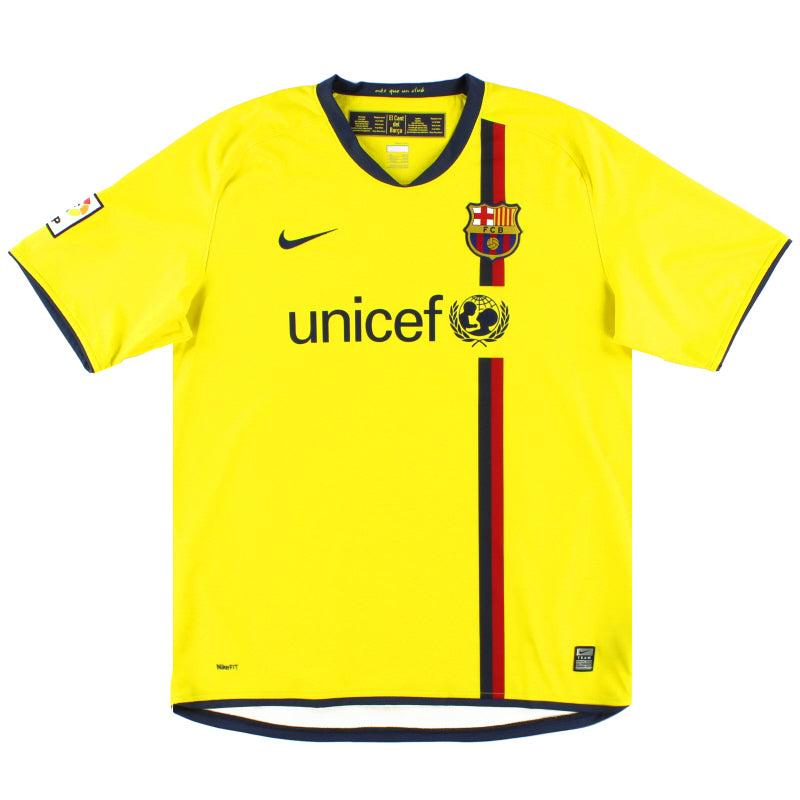 2008-10 Barcelona Nike Away Shirt S 286787-760 | Vintage Football
