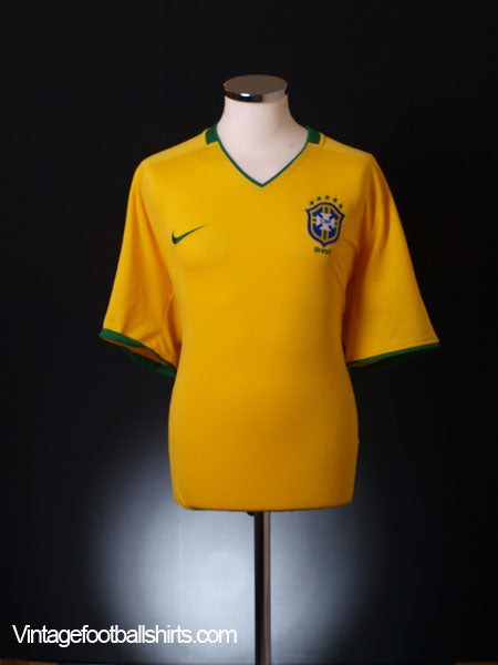 2008-10 Brazil Home Shirt M Football Shirt