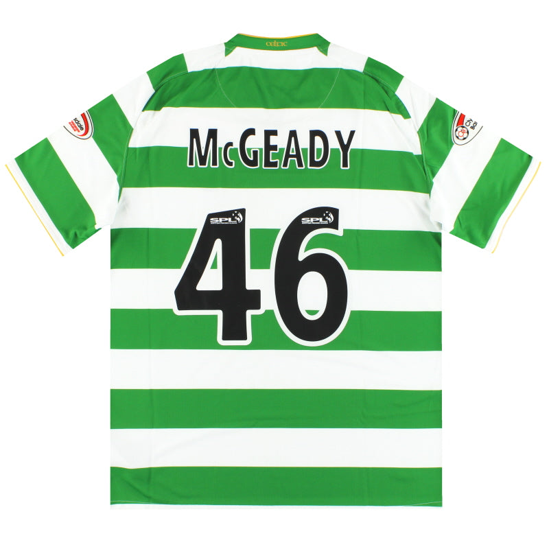 2008-10 Celtic Nike Home Shirt McGeady #46 *As New* L Football Shirt