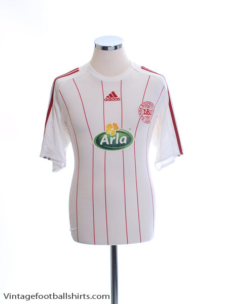 2008-10 Denmark 'Fodboldskole' Away Shirt *Mint* M Football Shirt