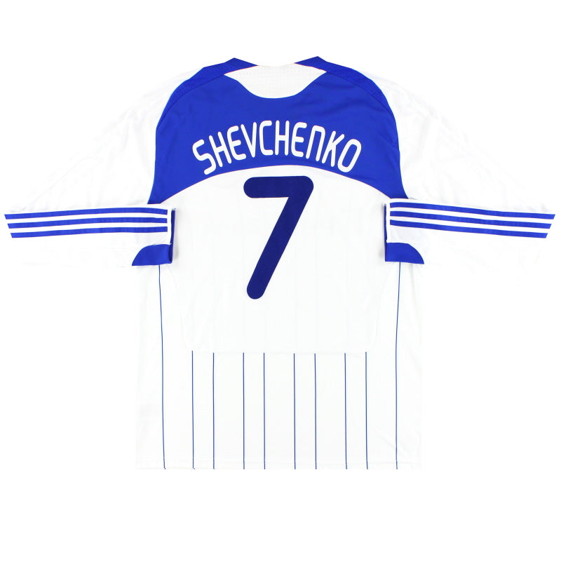 2008-10 Dynamo Kyiv adidas Home Shirt Shevchenko #7 L/S XL 308534