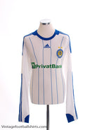 2008-10 Dynamo Kiev Player Issue Home Shirt L/S *Mint* L Football Shirt
