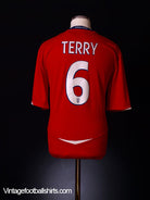 2008-10 England Away Shirt Terry #6 *BNWT* M Football Shirt