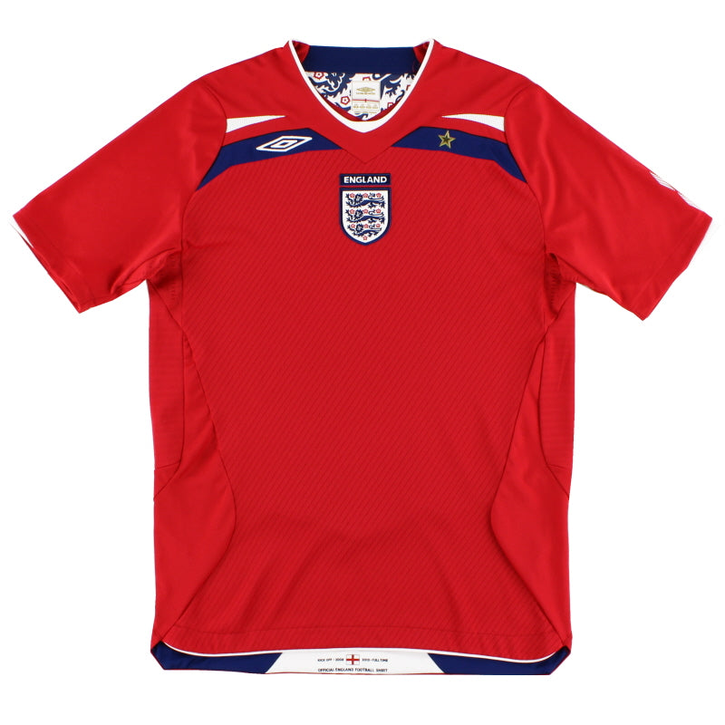 2008-10 England Umbro Away Shirt L Football Shirt