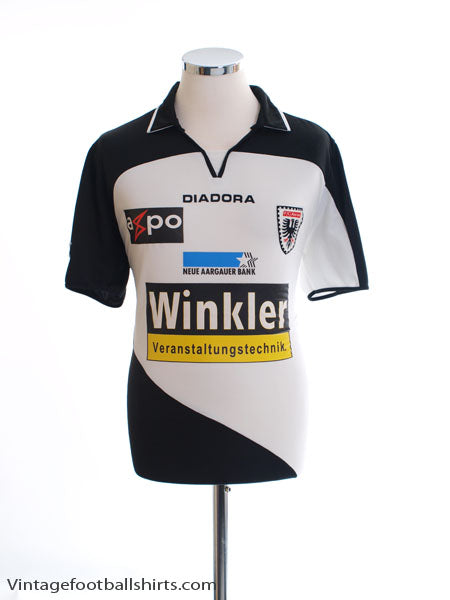 2008-10 FC Aarau Home Shirt L Football Shirt