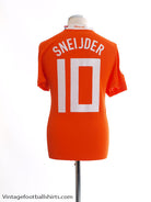 2008-10 Holland Home Shirt Sneijder #10 M Football Shirt