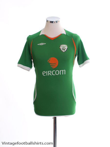 2008-10 Ireland Home Shirt L.Boys Football Shirt