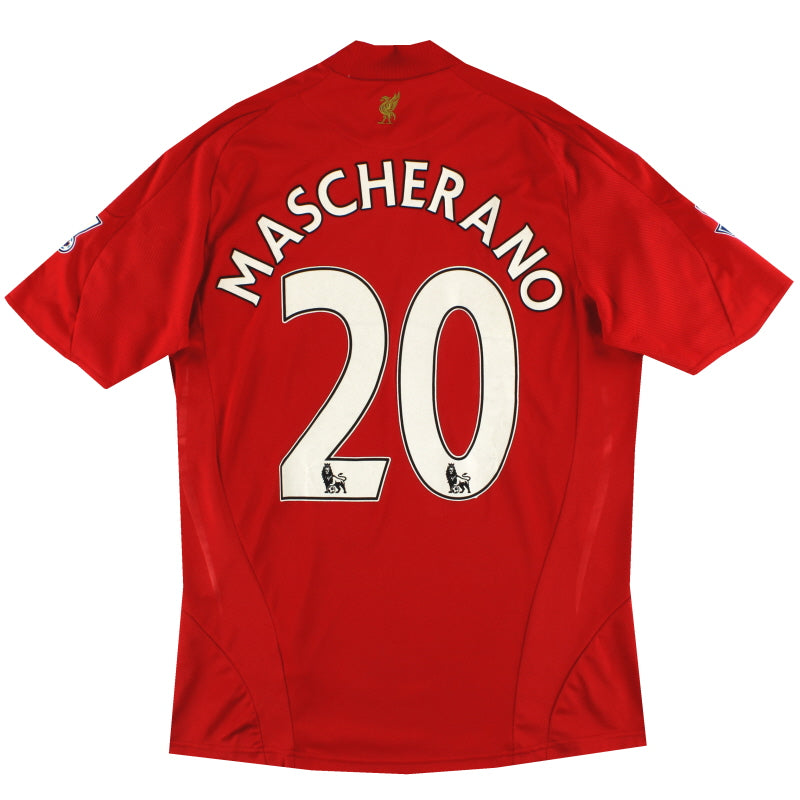 2008-10 Liverpool adidas Home Shirt Mascherano #20 M Football Shirt