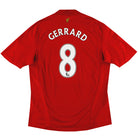 2008-10 Liverpool adidas Home Shirt Gerrard #8 M Football Shirt
