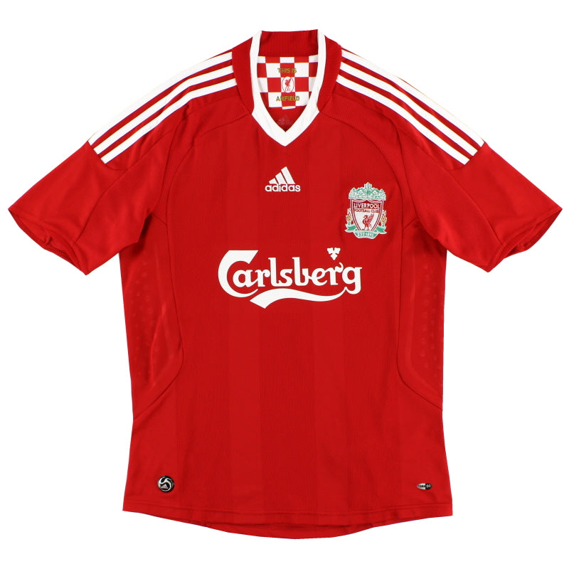 2008-10 Liverpool adidas Home Shirt L Football Shirt